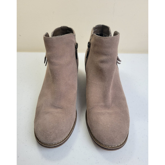 Blondo Ankle Booties Liam B5859-MSH Tan Suede Waterproof Side Zip Womens Sz 8.5M - Picture 5 of 11